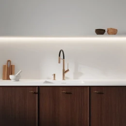 kitchen tap with pull-out spout