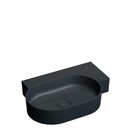 countertop/wall-mounted basin - right, 64 x 44 cm