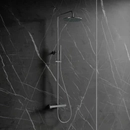 système thermostatique de douche mural