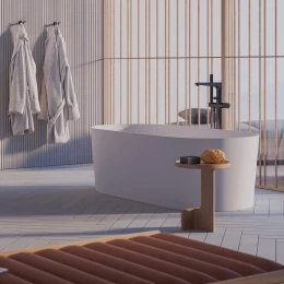 baignoire îlot, 160 x 75 cm