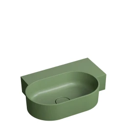 countertop/wall-mounted basin - right, 55 x 36 cm