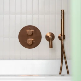 wall-mounted bath spout