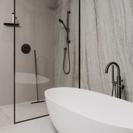 shower squeegee with telescopic handle