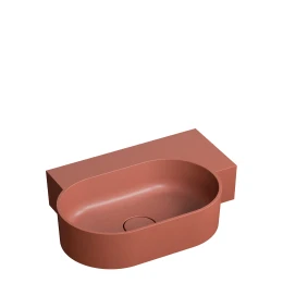 countertop/wall-mounted basin - right, 55 x 36 cm