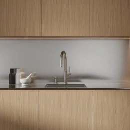 kitchen tap with pull-out spout