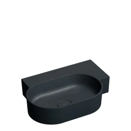 countertop/wall-mounted basin - right, 55 x 36 cm