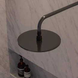 wall-mounted shower arm, 40 cm