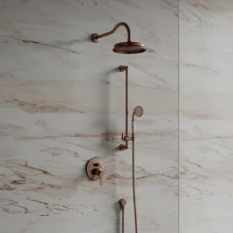 shower system for concealed installation