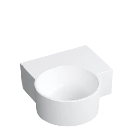countertop/wall-mounted basin - right, 33 x 34 cm