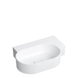 vasque à poser/suspendu - droite, 55 x 36 cm
