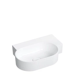 countertop/wall-mounted basin - right, 55 x 36 cm