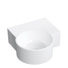 vasque à poser/suspendu - droite, 33 x 34 cm
