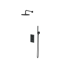 thermostatic shower system for concealed installation