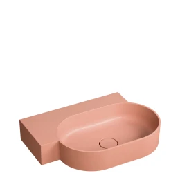 countertop/wall-mounted basin - left, 64 x 44 cm
