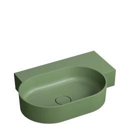 umywalka nablatowa/wisząca - prawa, 64 x 44 cm