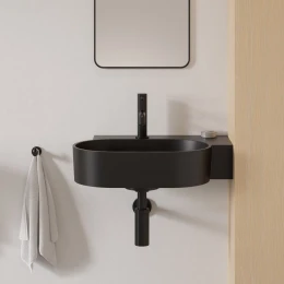 vasque à poser/suspendu - droite, 55 x 36 cm