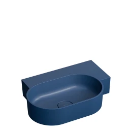 countertop/wall-mounted basin - right, 55 x 36 cm