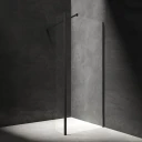 cabine de douche de type walk-in avec paroi latérale, 80 x 30 cm
