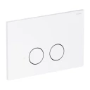 STRONGFRAME concealed frame for a wall-mounted toilet, with ECO flushing + STEEL-R45 stainless steel flush plate