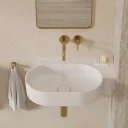 umywalka nablatowa/wisząca - prawa, 64 x 44 cm