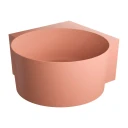 round corner bath, 120 x 120 cm