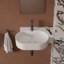 vasque à poser/suspendu - droite, 55 x 36 cm