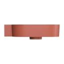 countertop/wall-mounted basin - left, 55 x 36 cm