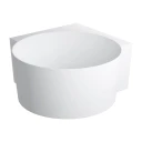 round corner bath, 120 x 120 cm