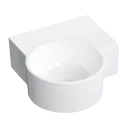 vasque à poser/suspendu - droite, 33 x 34 cm