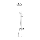 thermostatic shower system for exposed installation