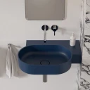 vasque à poser/suspendu - droite, 64 x 44 cm