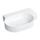 umywalka nablatowa/wisząca - prawa, 64 x 44 cm