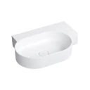 countertop/wall-mounted basin - right, 64 x 44 cm