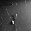 thermostatic shower system for concealed installation