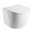 Wand-WC SILENT POWER™ mit WC-Sitz mit Absenkautomatik, 49 x 37 cm