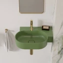 umywalka nablatowa/wisząca - prawa, 55 x 38 cm