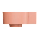 vasque à poser/suspendu - droite, 33 x 34 cm