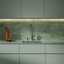 bateria kuchenna z wyciąganą wylewką