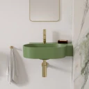 umywalka nablatowa/wisząca - prawa, 55 x 38 cm