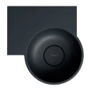 vasque à poser/suspendu - gauche, 33 x 34 cm