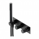 shower/bath mixer for concealed installation with integrated hand shower