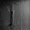 shower system for exposed installation