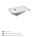 acrylic shower tray, 90 x 120 cm