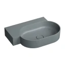 countertop/wall-mounted basin - left, 64 x 44 cm