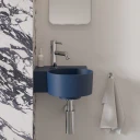 vasque à poser/suspendu - gauche, 33 x 34 cm