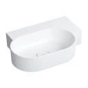 umywalka nablatowa/wisząca - prawa, 55 x 38 cm