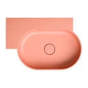 umywalka nablatowa/wisząca - lewa, 64 x 44 cm