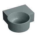 vasque à poser/suspendu - droite, 33 x 34 cm