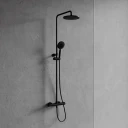 thermostatic shower system for exposed installation