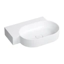 countertop/wall-mounted basin - left, 64 x 44 cm